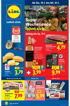 Vorschau des Merkblatts Aktionen vom Shop Lidl gültig von 15.01.2026 bis 21.01.2026