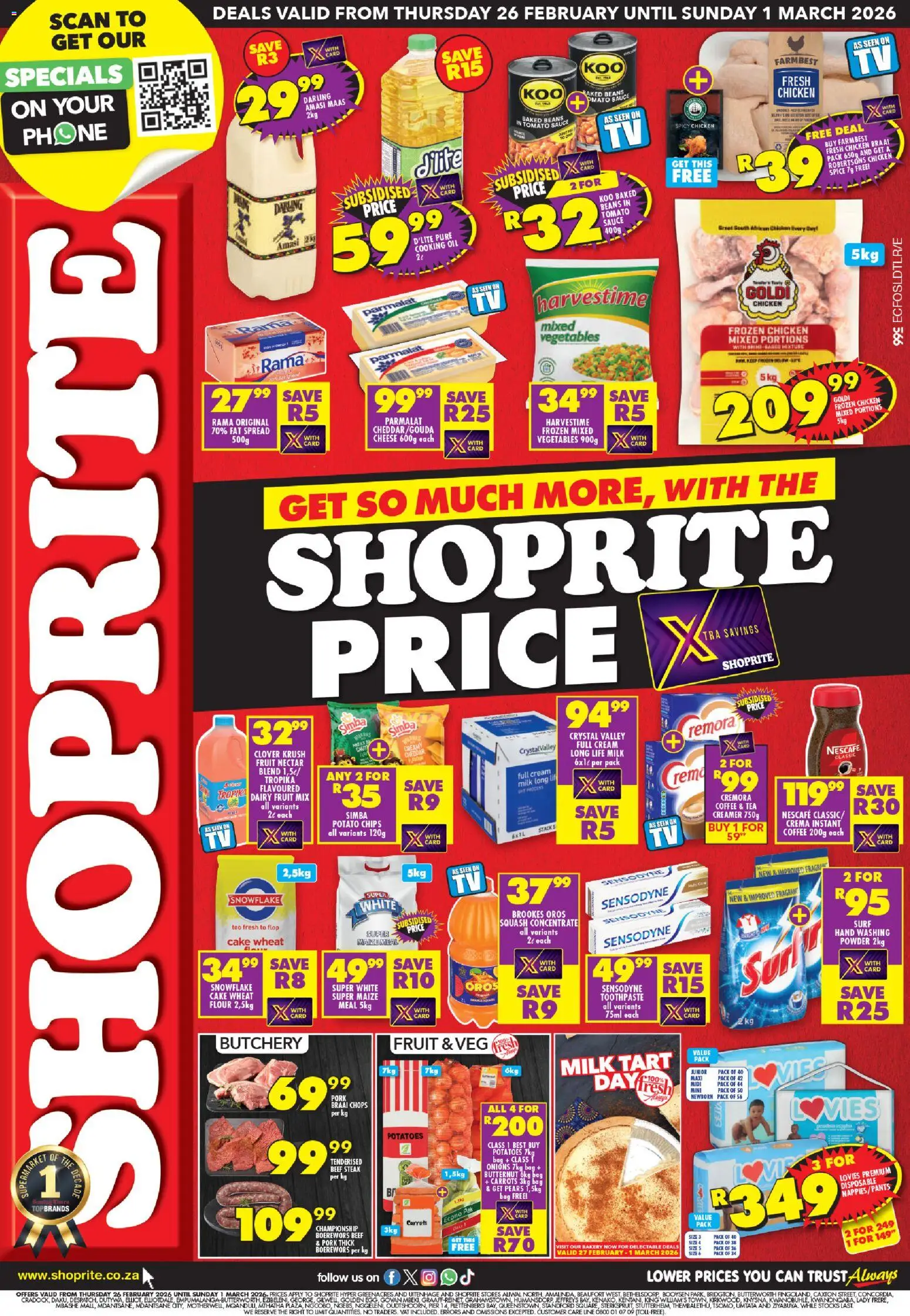 Preview of Shoprite flyer valid from 26/02/2026