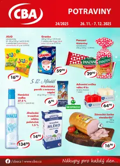 Náhled nabídky: CBA Leták platný od 26.11.2025