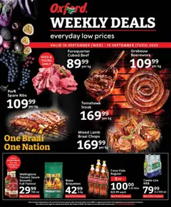 Preview of Oxford Freshmarket flyer valid from 10/09/2025
