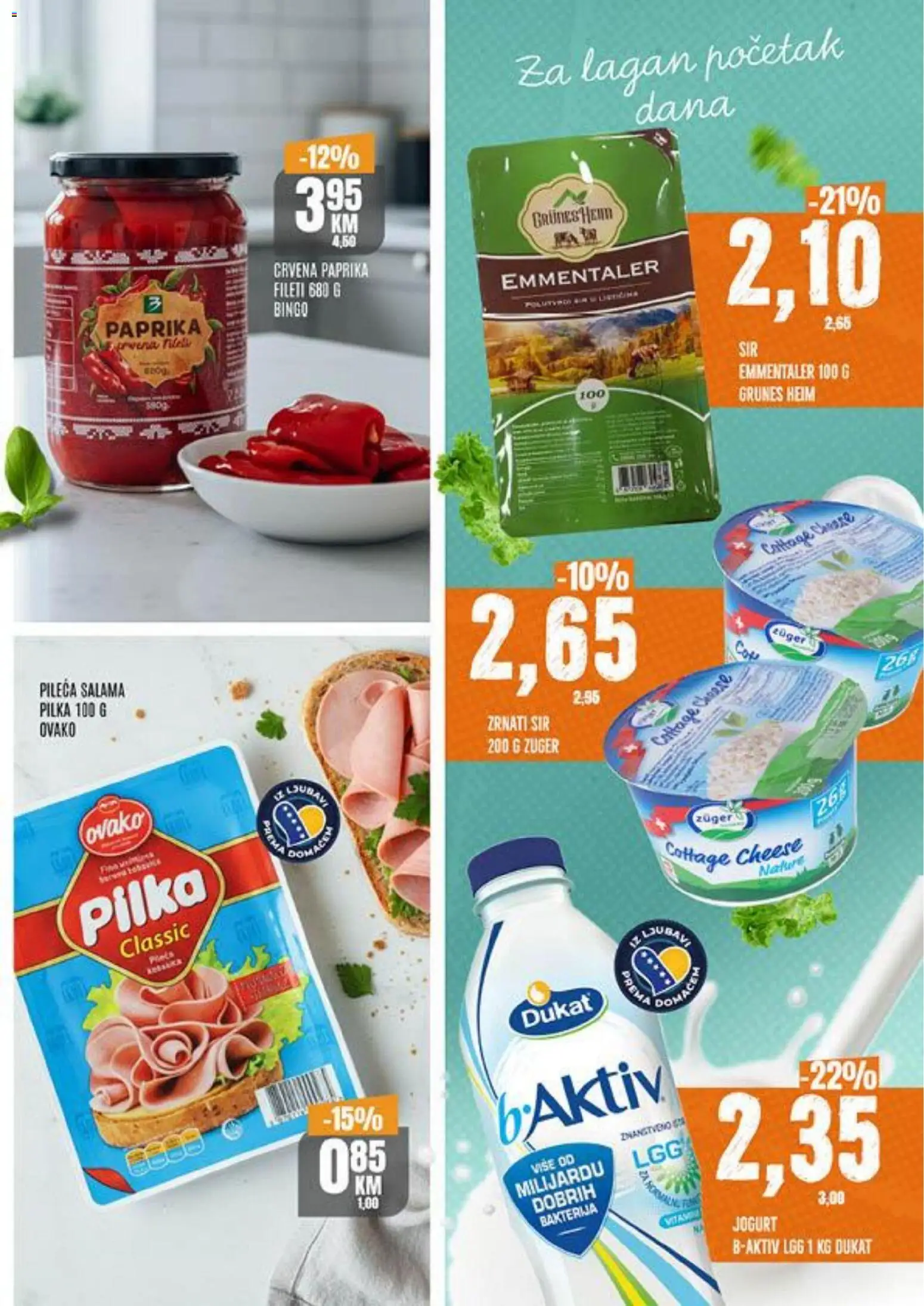 Pregled letka Top ponuda za kraj sedmice trgovine Bingo vrijedi od 2026.01.08