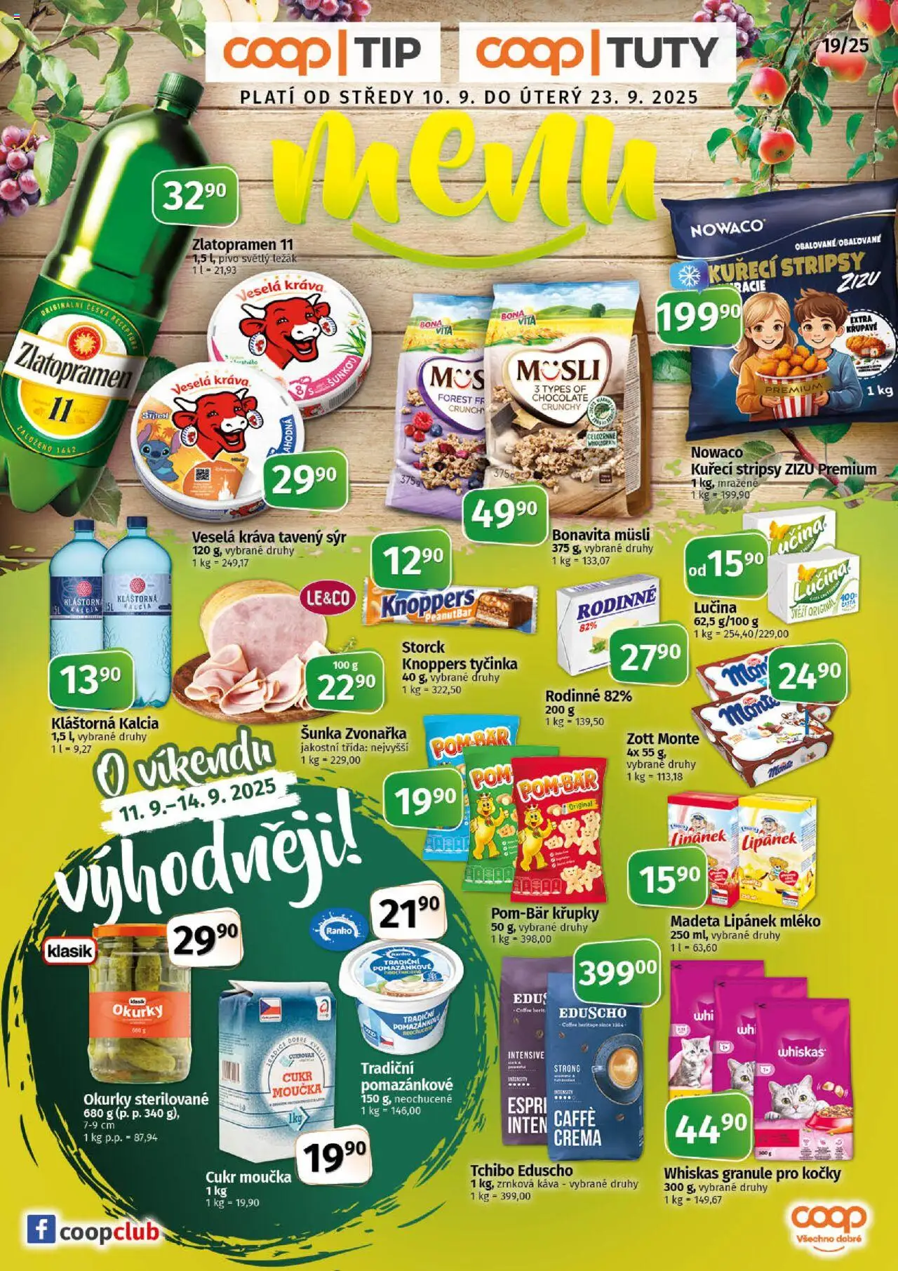  COOP Leták - Tuty (10.09.2025) - Jednota leták