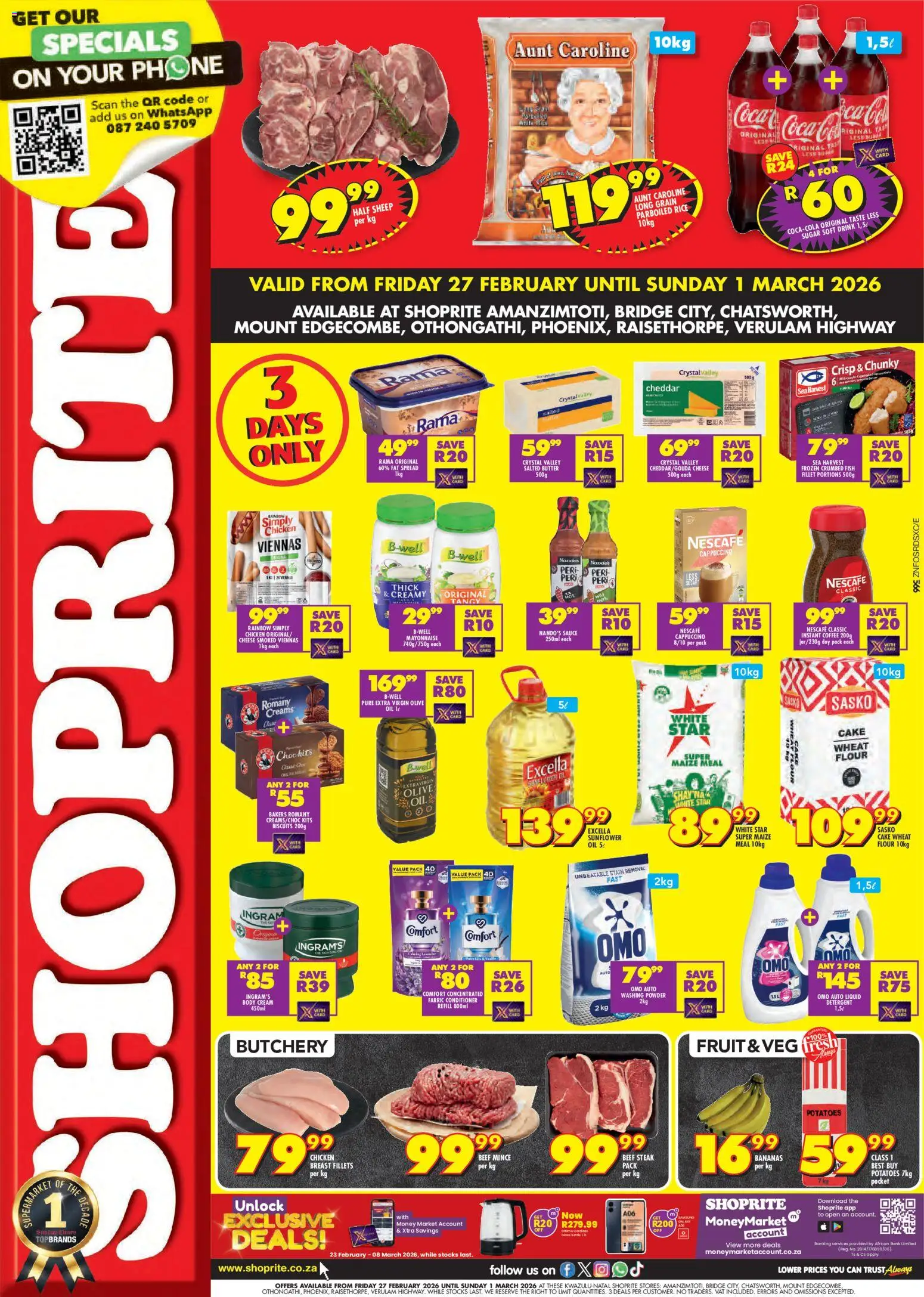 Preview of Shoprite flyer valid from 27/02/2026