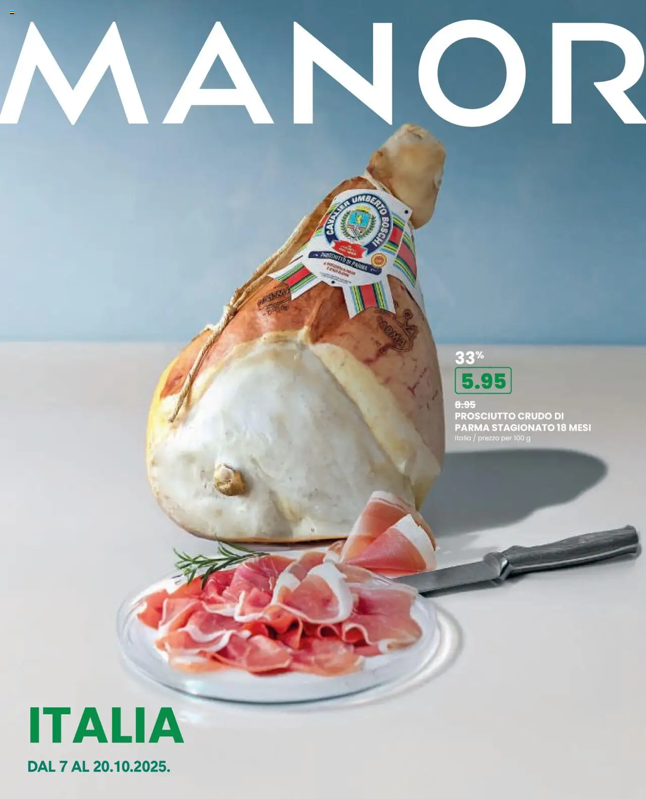 Manor Aktionen Italia ab 07.10.2025 - Seitennummer 1