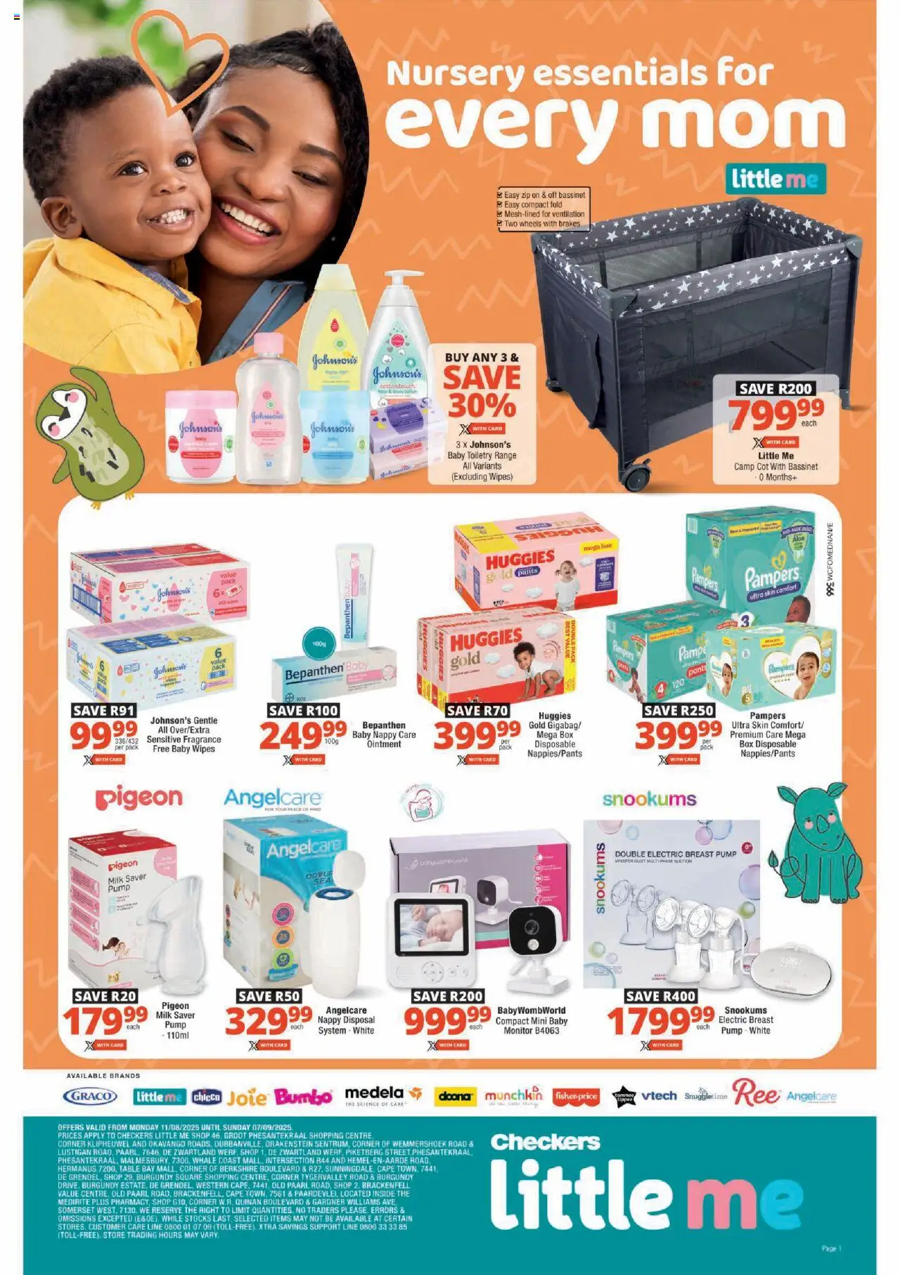 Checkers Western Cape - Little Me August Promotion 11/08 - 07/09/2025 >> Catalogue