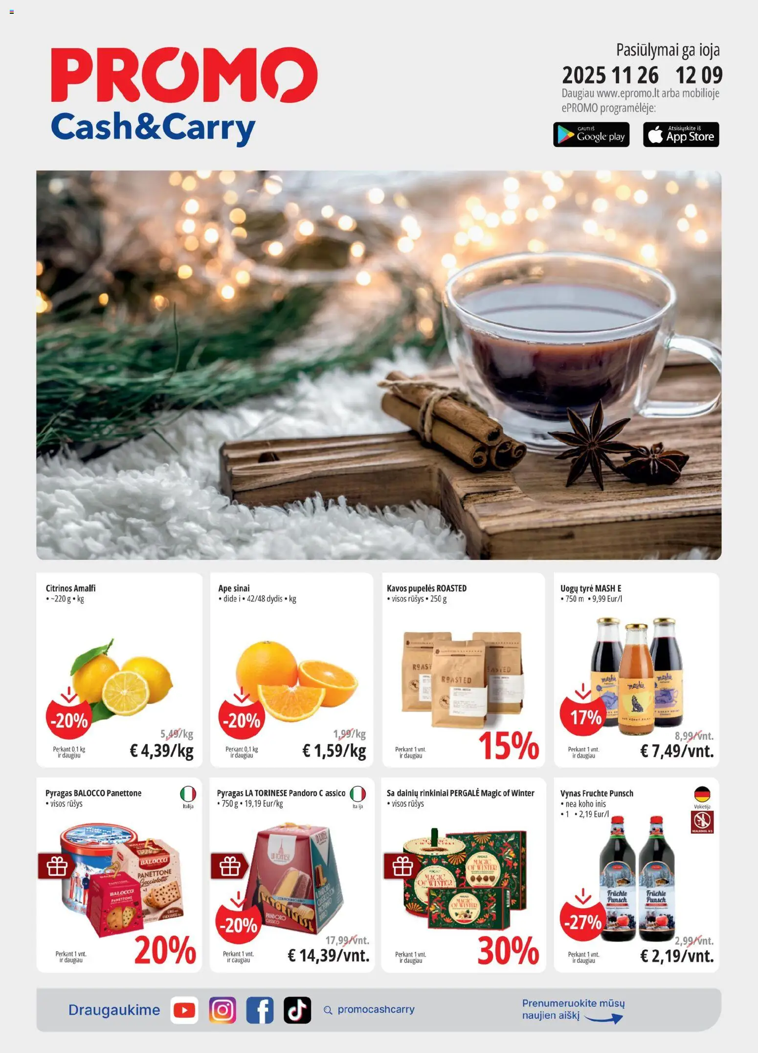 ePromo parduotuvės leidinio Leidinys galiojančio nuo 2025.11.26 peržiūra