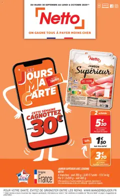 Prévisualisation de Catalogue du magasin Netto formulaire valide 30/09/2025