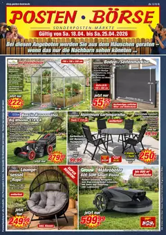Vorschau von dem Prospekt des Geschäftes Posten Börse, gültig ab dem 18.04.2026