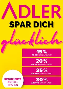 Vorschau von dem Prospekt des Geschäftes Adler, gültig ab dem 06.02.2026