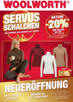Vorschau der Angebote: Woolworth Servus Schalchen! gültig ab 11.11.2025
