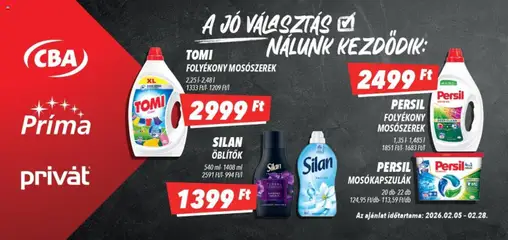 CBA - Aktuális óriásplakátok megtekintése, amely érvényes 2026.02.05.-től