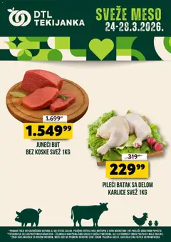 Pregled Tekijanka kataloga - važi od 24.03.2026