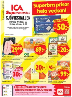 Förhandsgranska reklamblad Stockholm från butik ICA Supermarket gäller från 09/03/2026