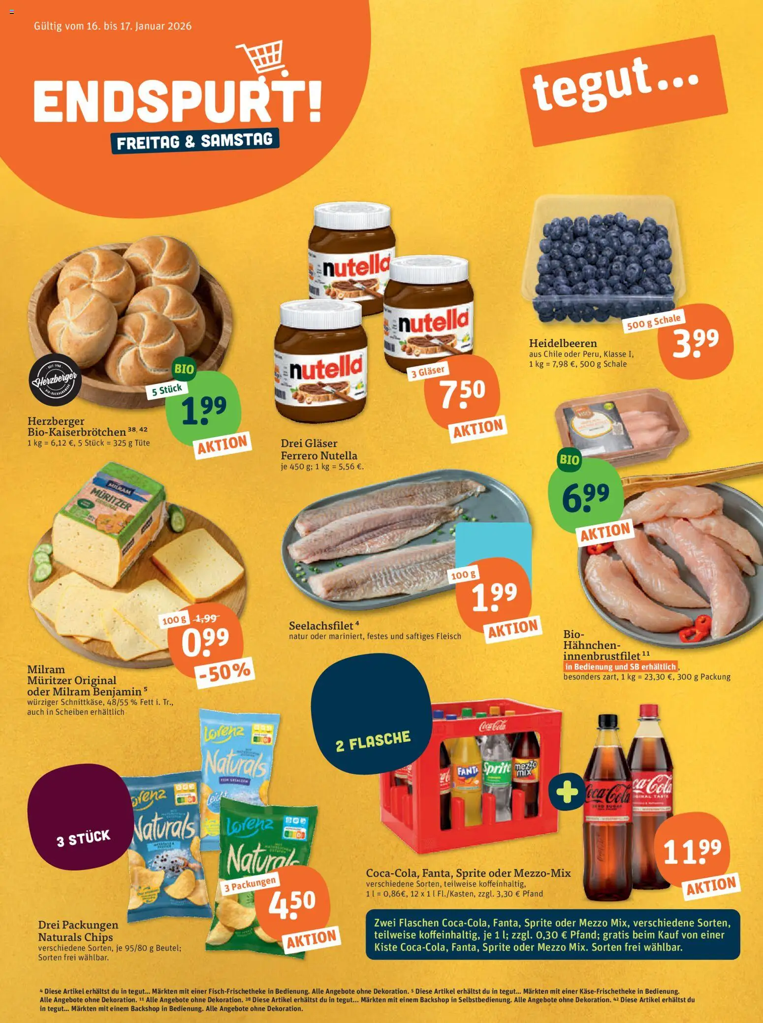 Vorschau von dem Prospekt des Geschäftes Tegut, gültig ab dem 16.01.2026