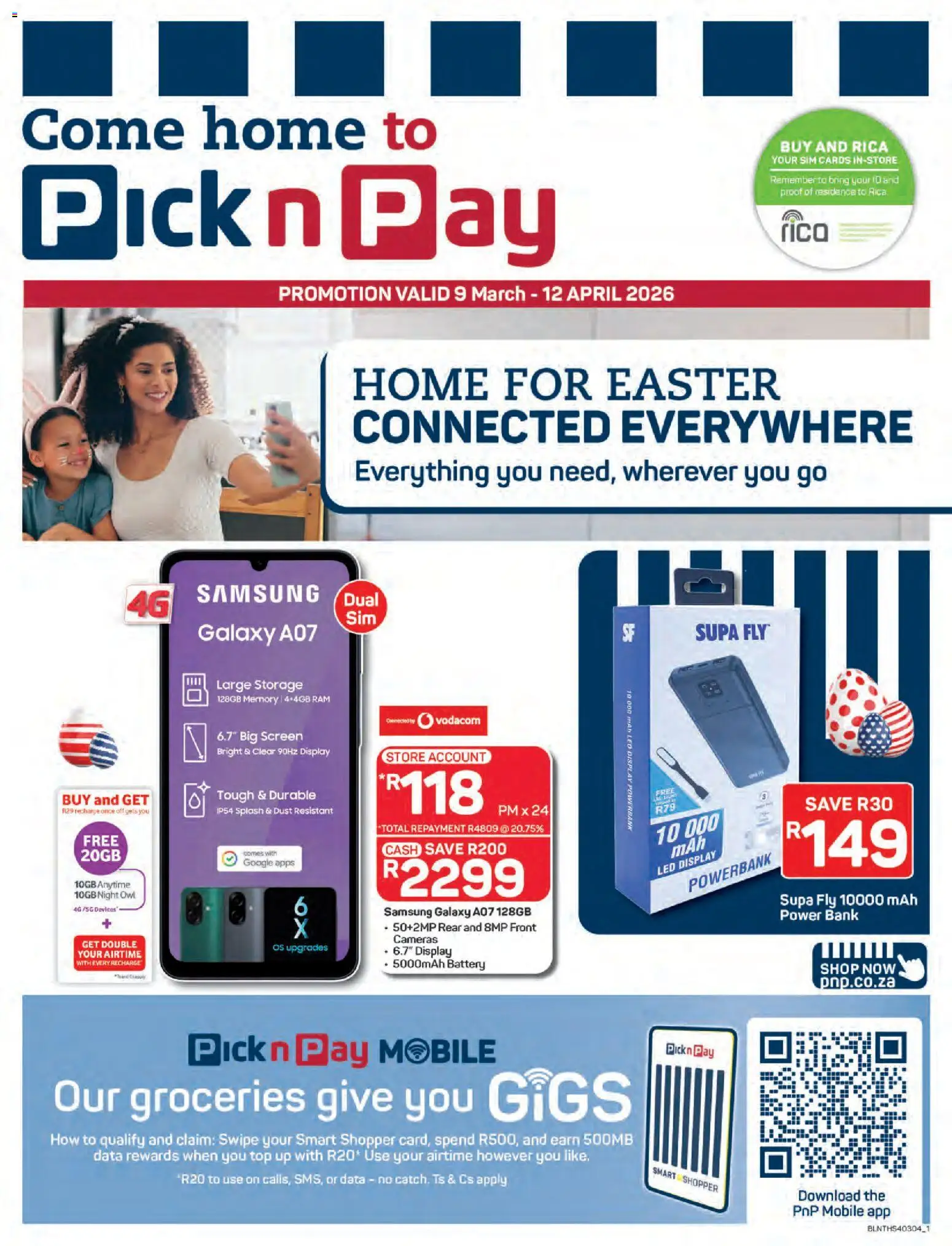 Preview of Pick n Pay flyer valid from 09/03/2026