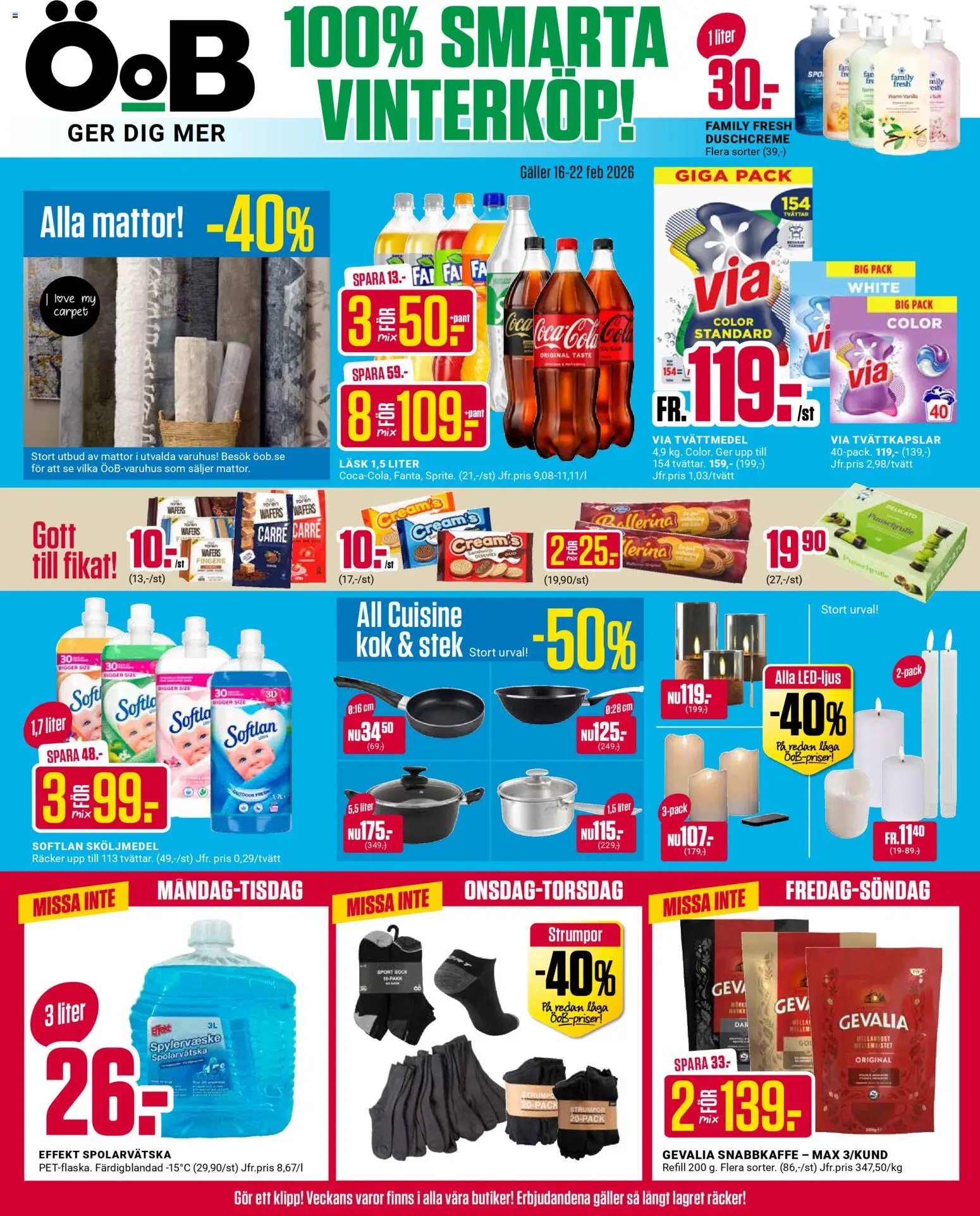 Förhandsgranska reklamblad Aktuella reklamblad ÖoB från butik ÖoB gäller från 16/02/2026