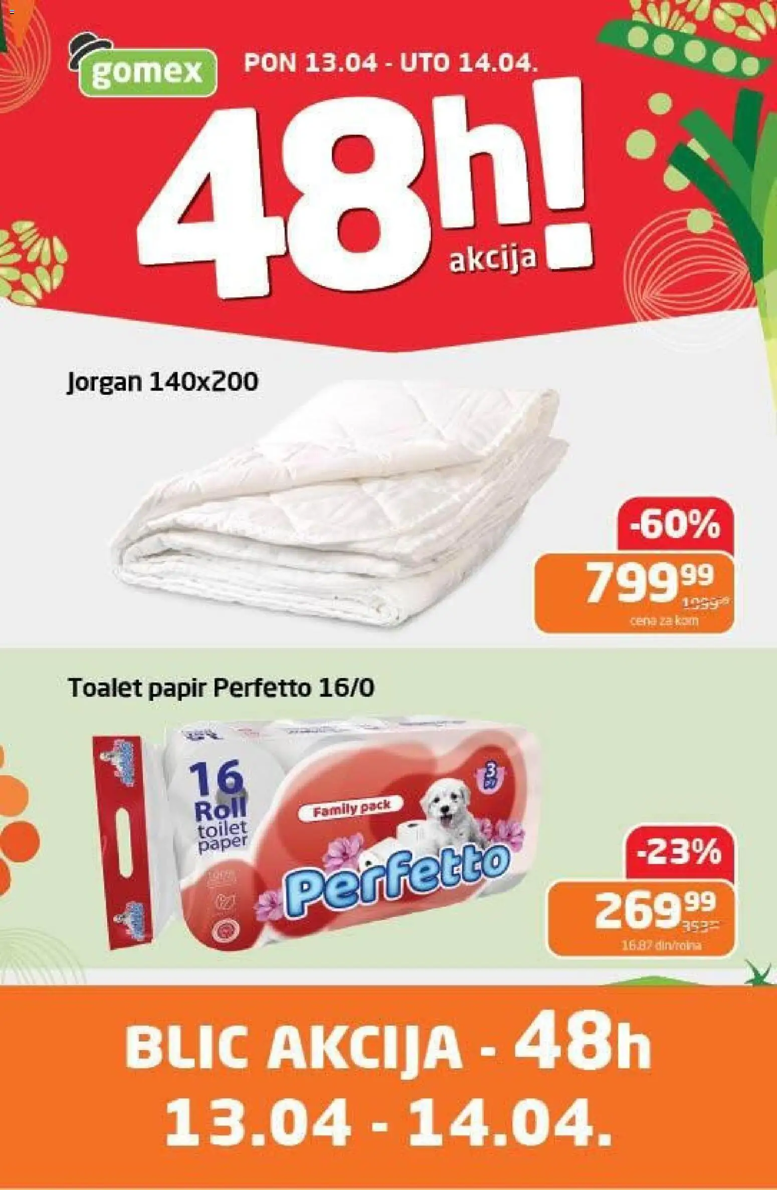 Pregled Gomex kataloga - važi od 13.04.2026