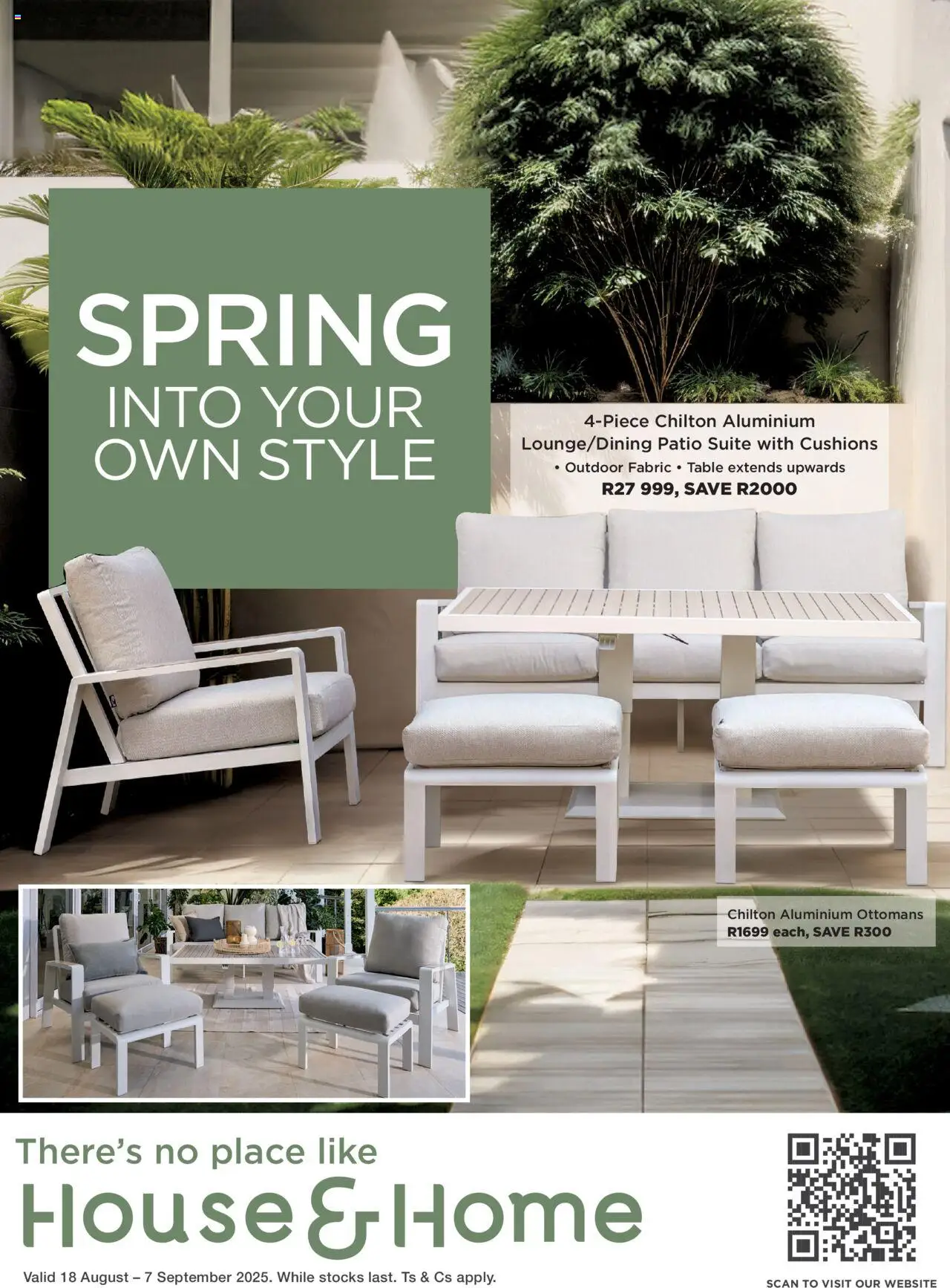 House and Home Specials from 18/08 - 07/09/2025 > Promotions