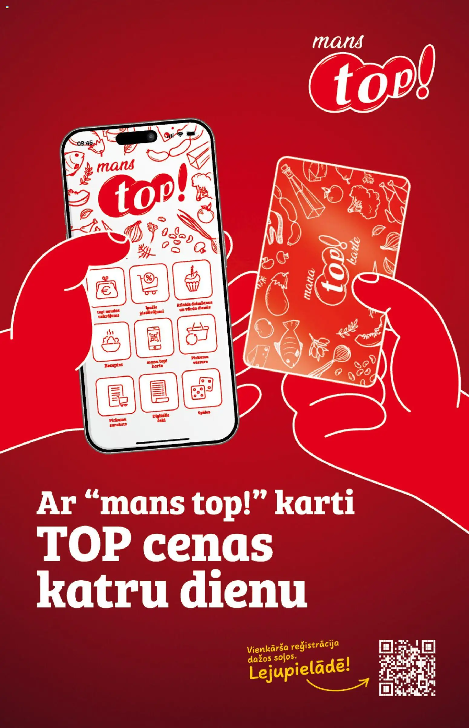 Skatīt Top! akciju bukletu, derīgs no 2026.01.07