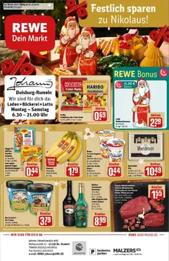 Vorschau von dem Prospekt des Geschäftes Rewe, gültig ab dem 01.12.2025