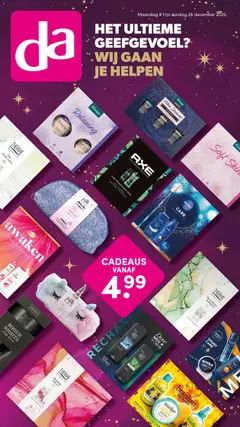 Voorbeeld van Folder van winkel Da geldig vanaf 08-12-2025