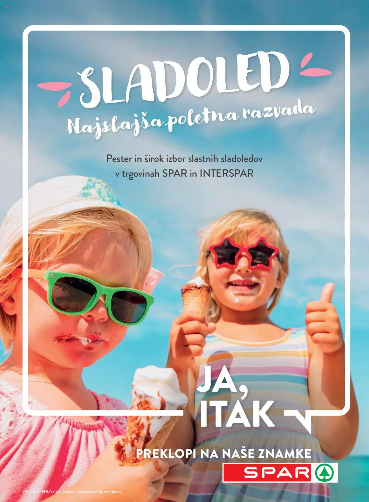 Spar Katalog sladoleti od 14.04.2025 > Aktualna ponudba - stran 1 - Sladoled