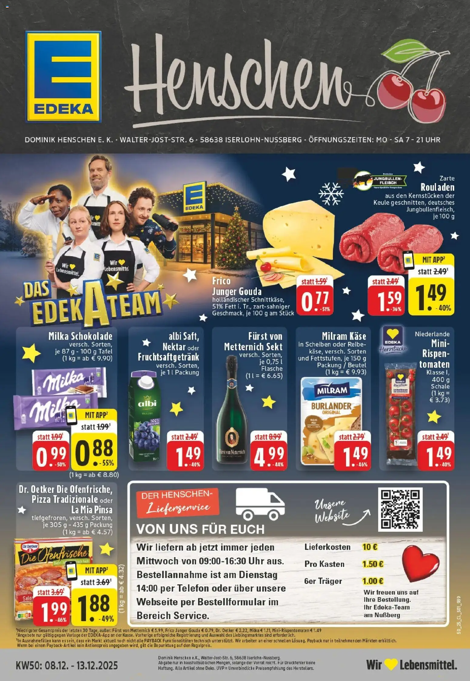 Vorschau von dem Prospekt des Geschäftes Edeka, gültig ab dem 07.12.2025