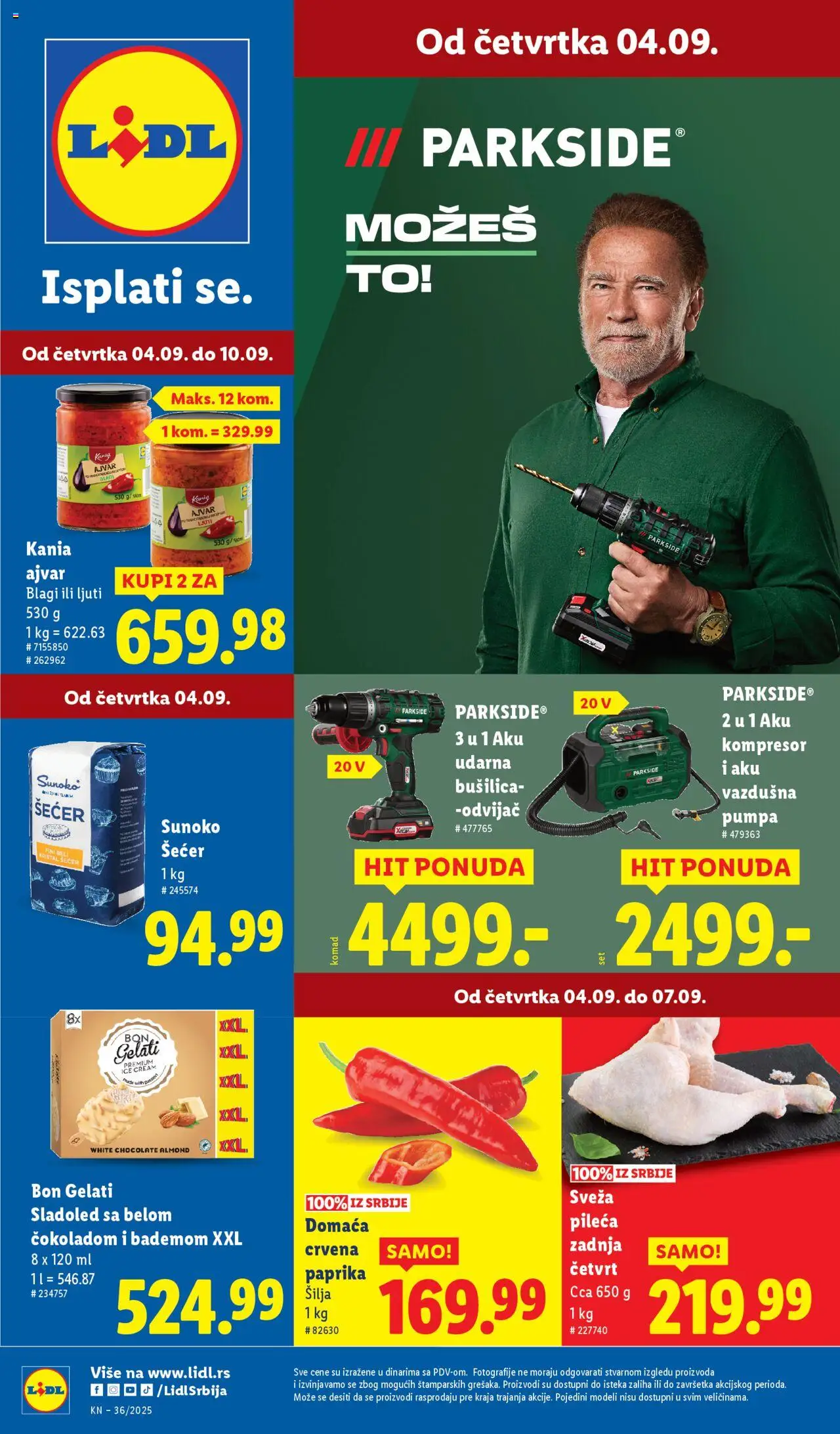 Lidl katalog važi od 04.09.2025 - stranica 1