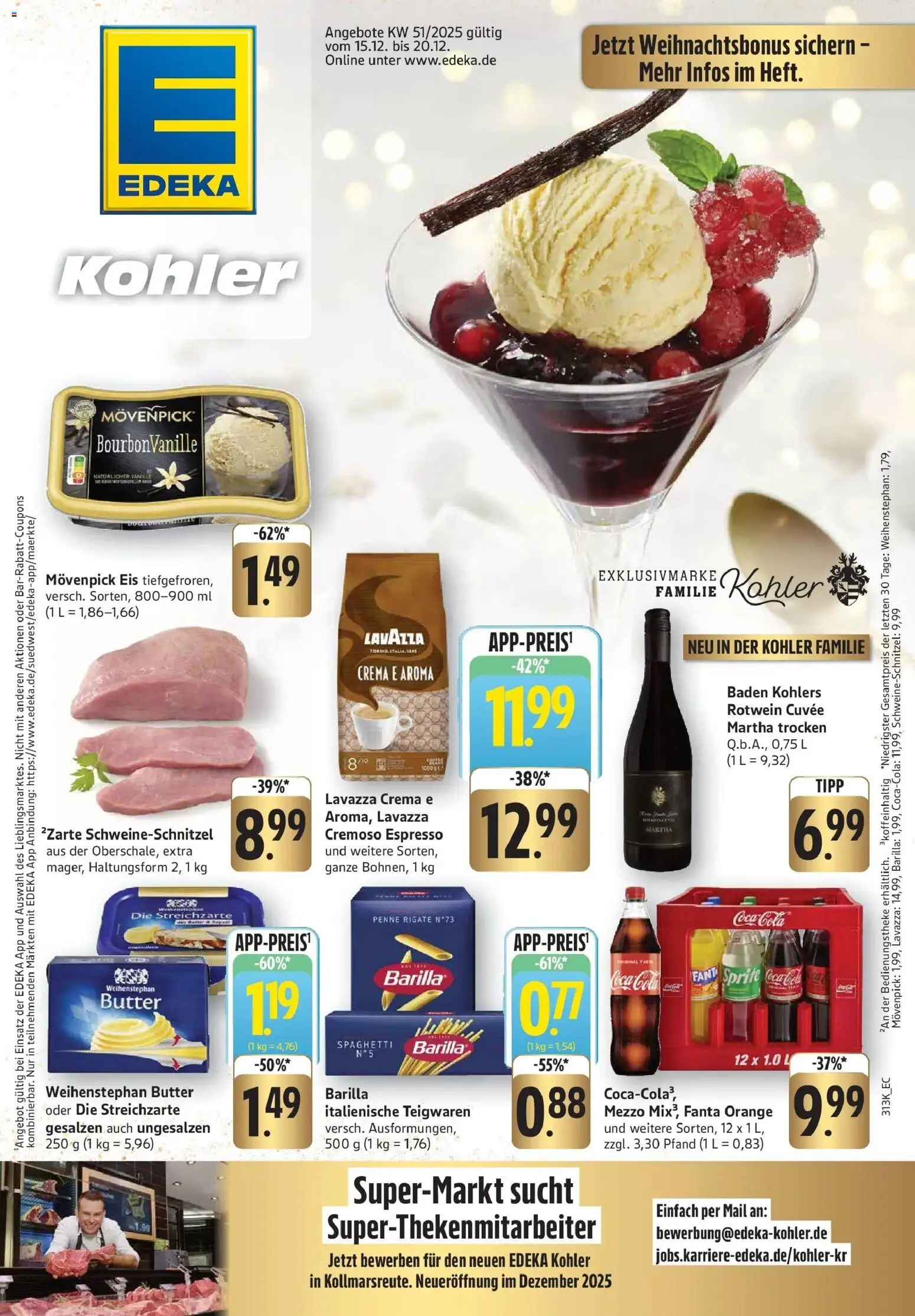 Vorschau von dem Prospekt des Geschäftes Edeka, gültig ab dem 15.12.2025