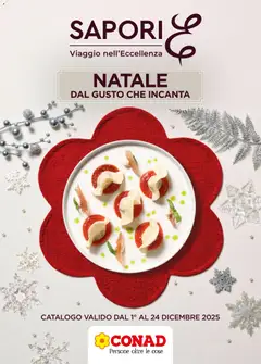Anteprima dell'opuscolo Volantino Sapori Natale Lombardia dal negozio Conad valido da 01/12/2025