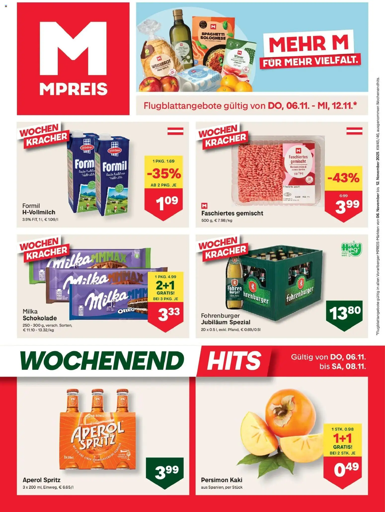 Vorschau der Angebote: MPREIS St.Gallenkirch gültig ab 06.11.2025