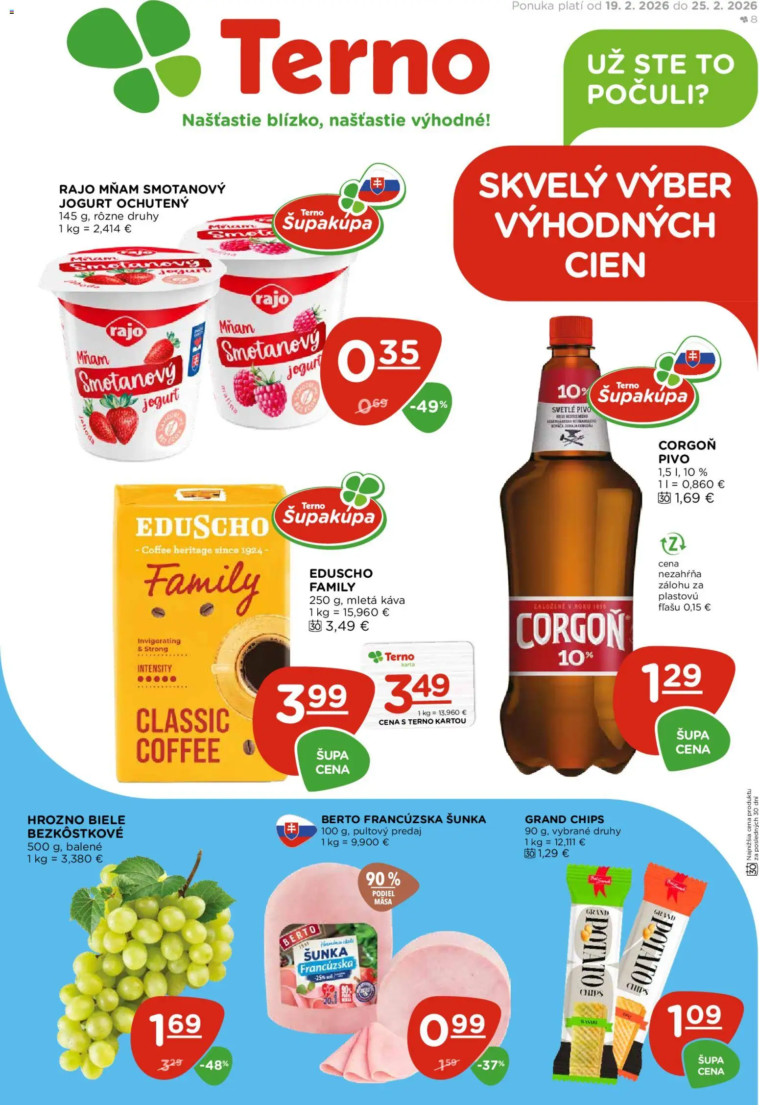 Náhľad Terno letáku platného od 19.02.2026