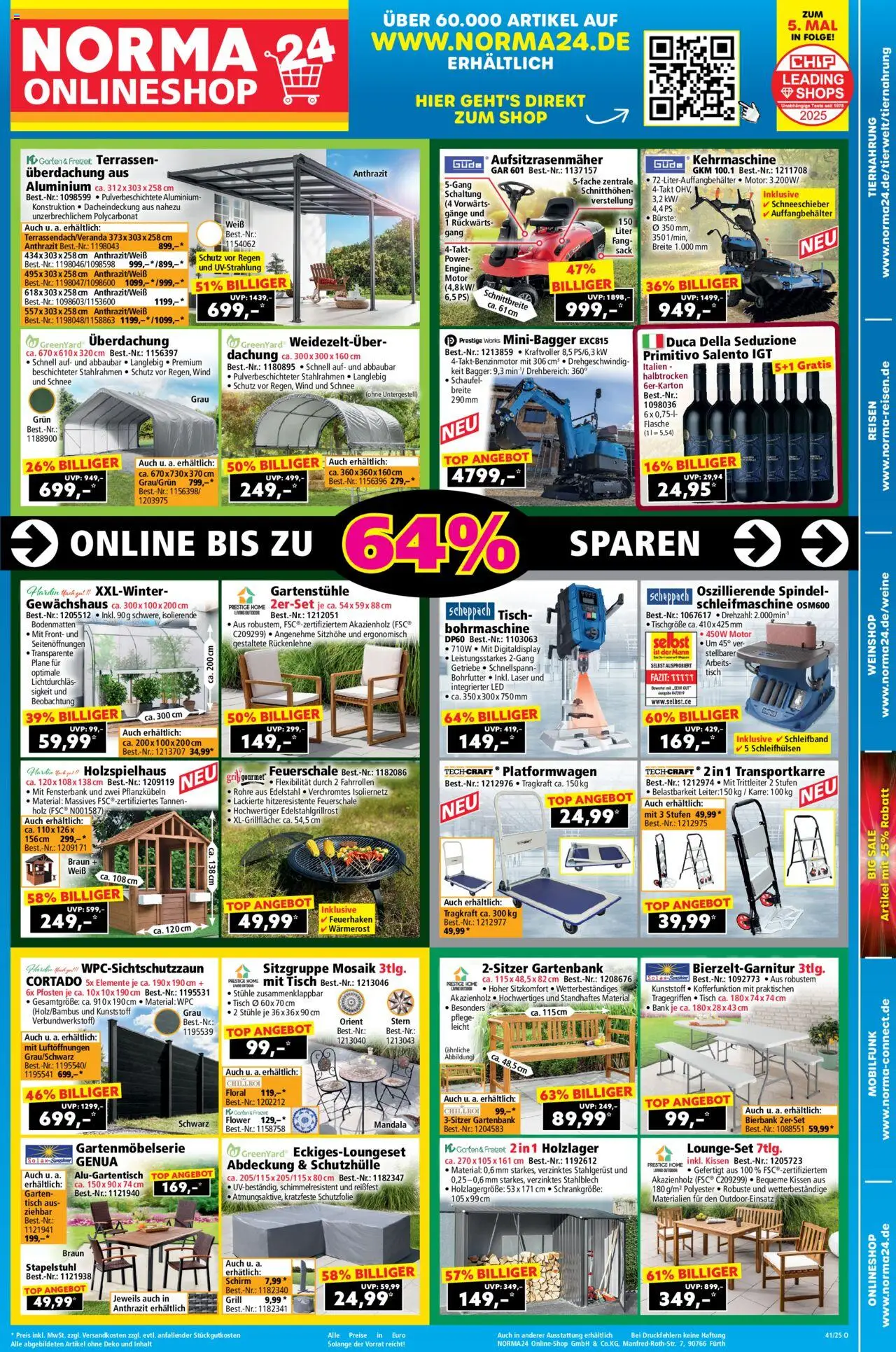 NORMA Prospekt ab 06.10.2025 > Onlineshop + nächste Woche
