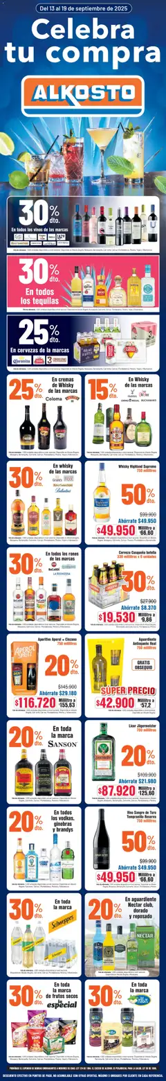 Vista previa del folleto de la tienda Alkosto válido desde el 13/09/2025 