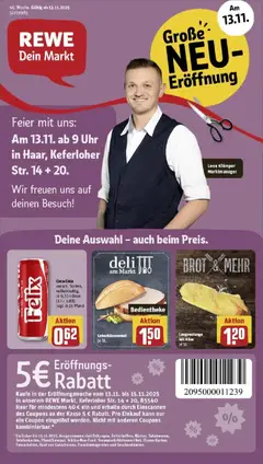 Vorschau von dem Prospekt des Geschäftes Rewe, gültig ab dem 10.11.2025