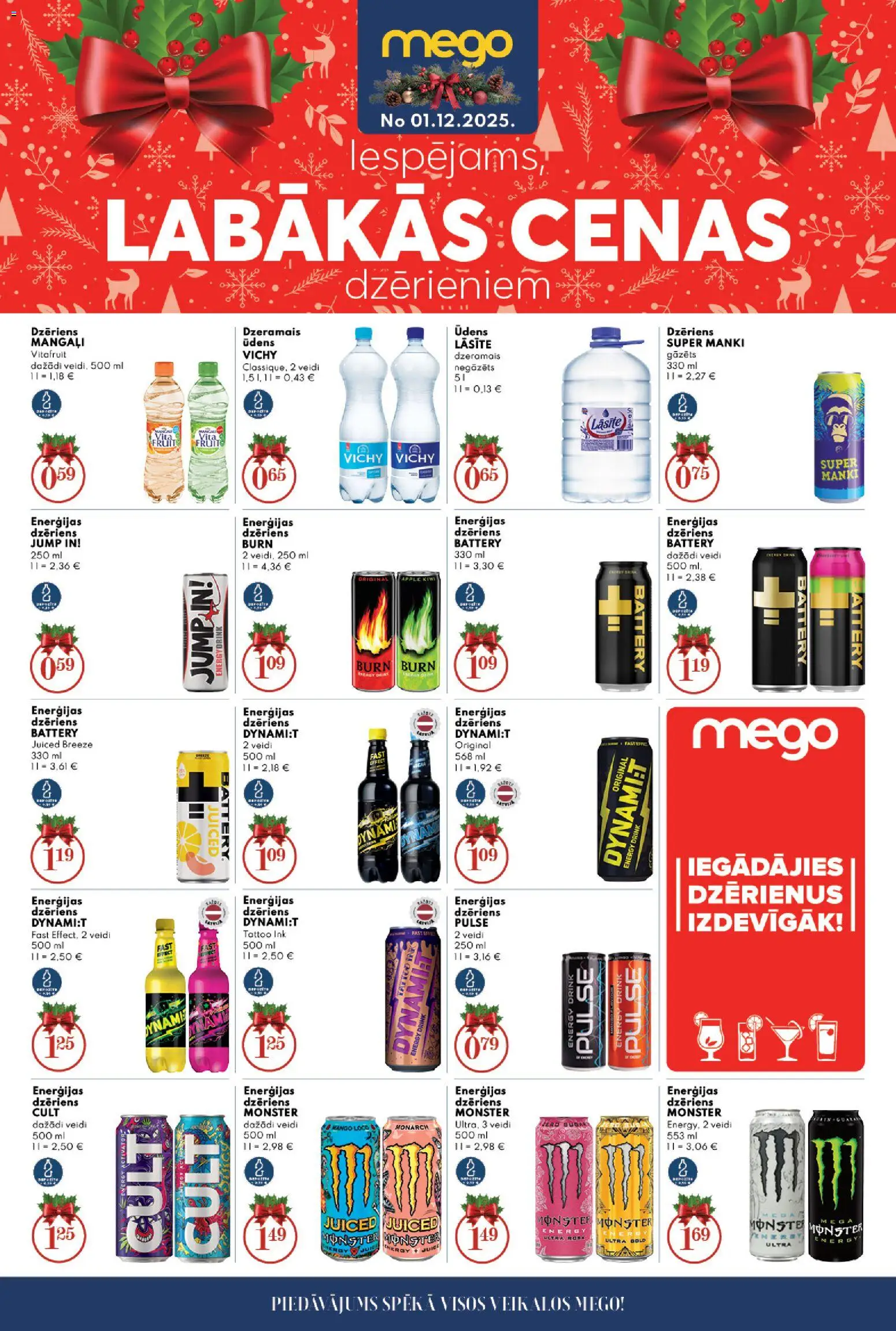 Skatīt Mego akciju bukletu, derīgs no 2025.12.01