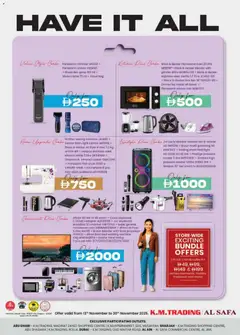 Preview of the catalogue Have it all Dubai edition of store KM Trading valid from 13 Nov, 2025