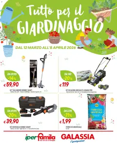 Anteprima dell'opuscolo Famila volantino Giardinaggio dal negozio Famila valido da 12/03/2026
