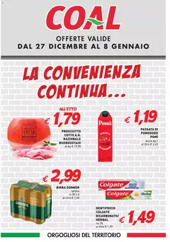 Anteprima dell'opuscolo Volantino La Convenienza Continua dal negozio Coal valido da 27/12/2025