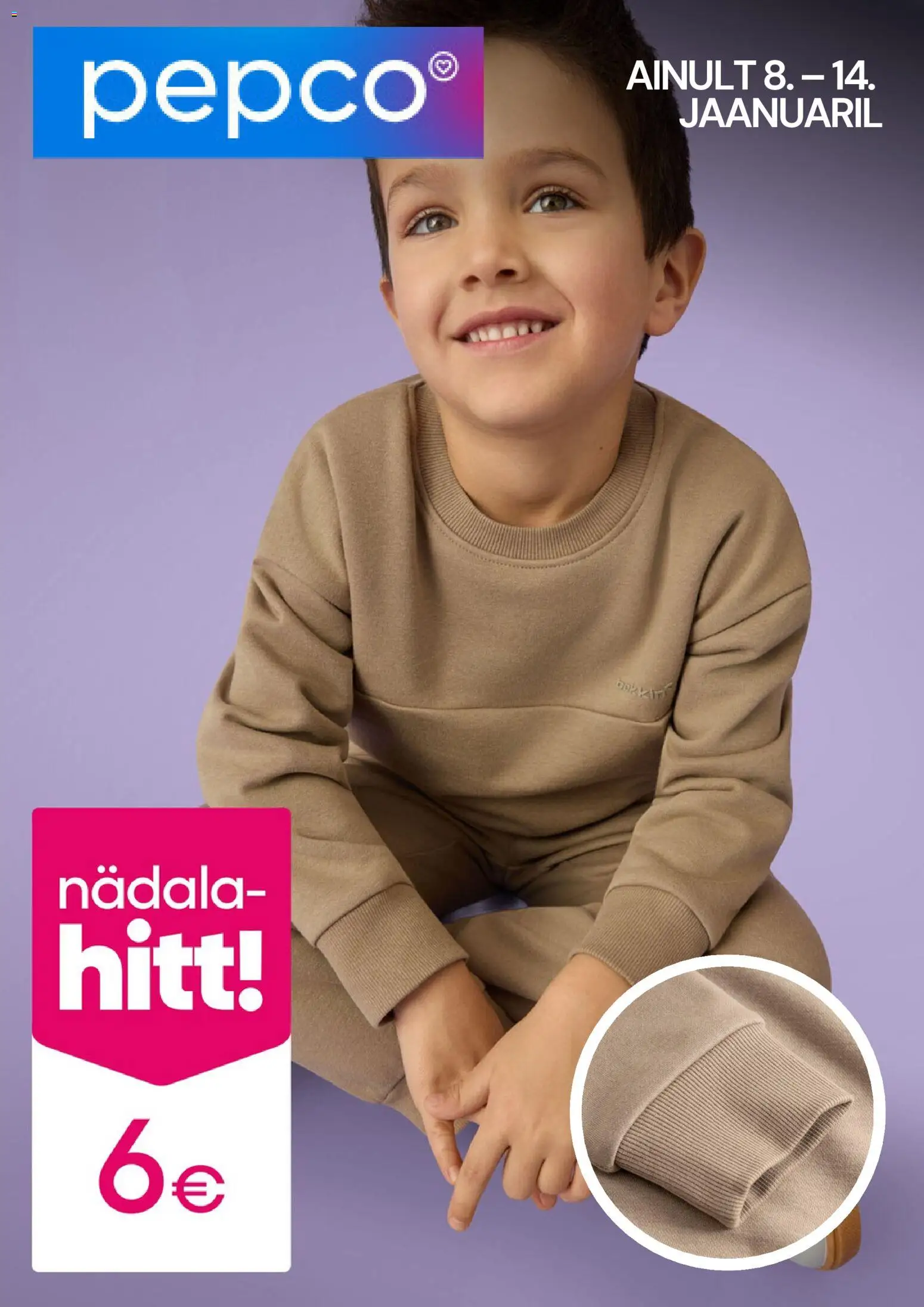 Pepco kliendilehe eelvaade alates 2026.01.08