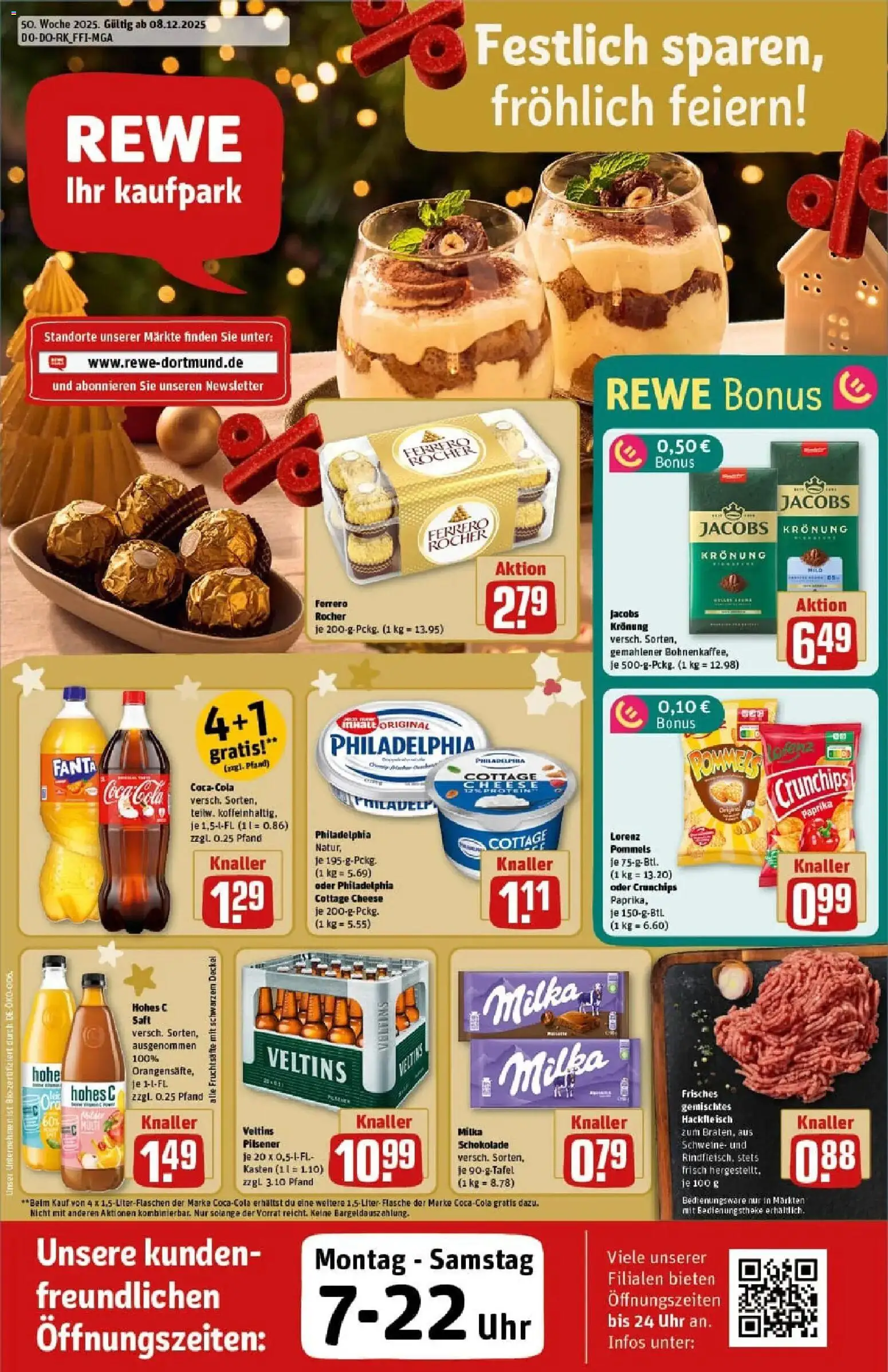 Vorschau von dem Prospekt des Geschäftes Rewe, gültig ab dem 07.12.2025