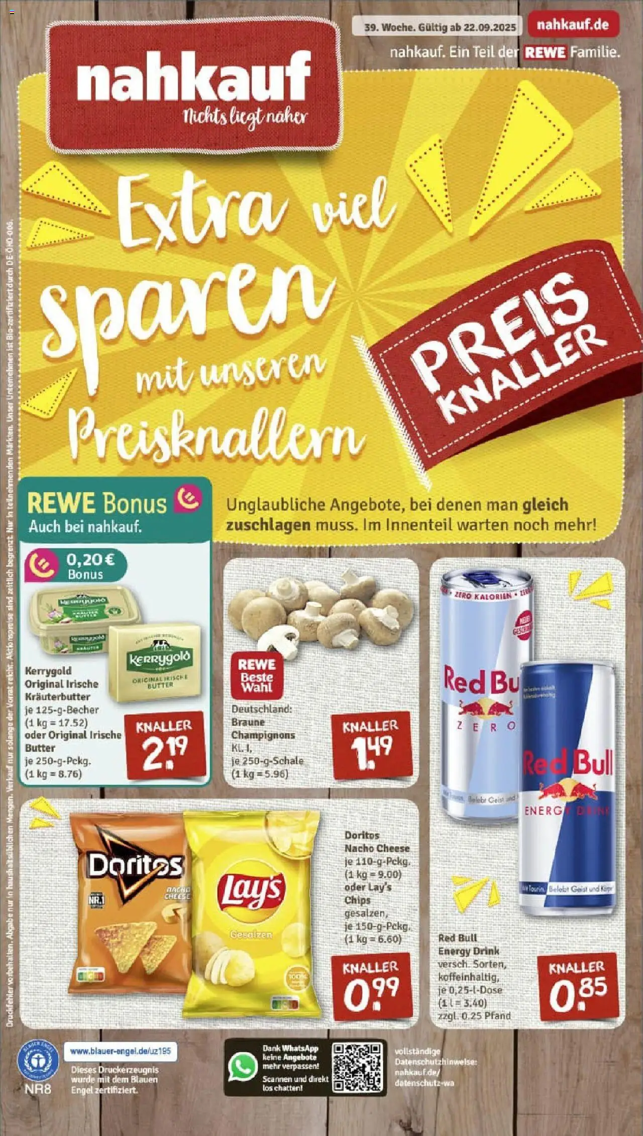 REWE Prospekt ab 21.09.2025 nächste Woche - Prospekt Emmerthal	