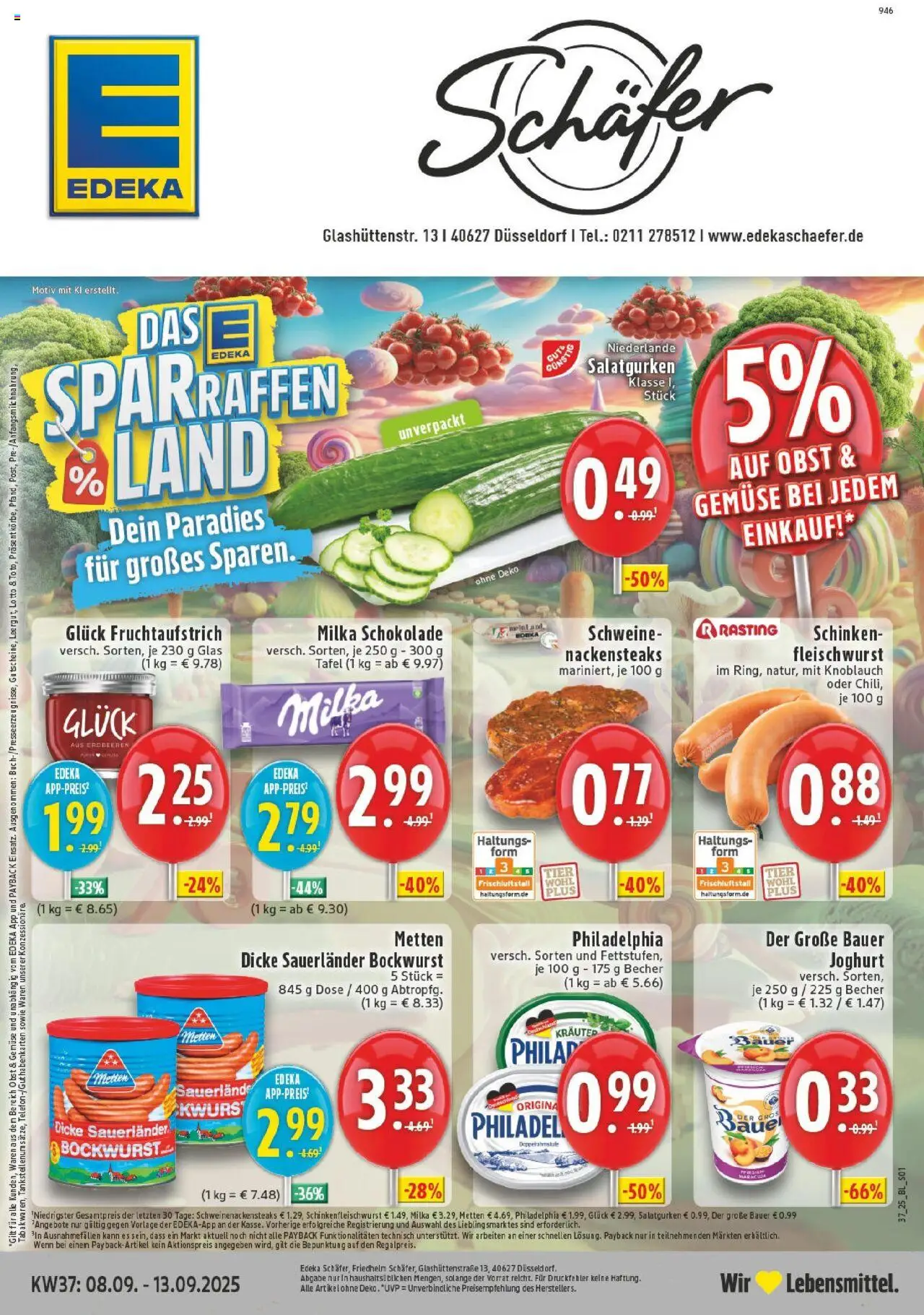 EDEKA Prospekt ab 07.09.2025 - Prospekt Düsseldorf Online