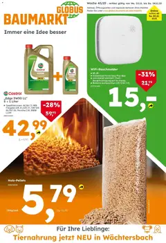 Vorschau von dem Prospekt des Geschäftes Globus Baumarkt, gültig ab dem 03.11.2025