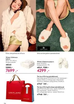 Oriflame - Oriflame katalógus 2025/15 megtekintése, amely érvényes 2025.10.22.-től | Oldal: 136