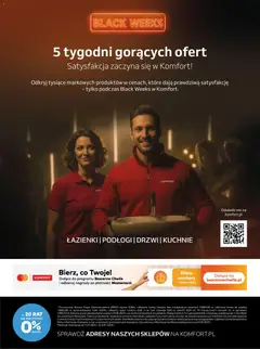 Pogląd gazetki "Black Friday" ze sklepu Komfort ważnej od 29.10.2025 | Strona: 40