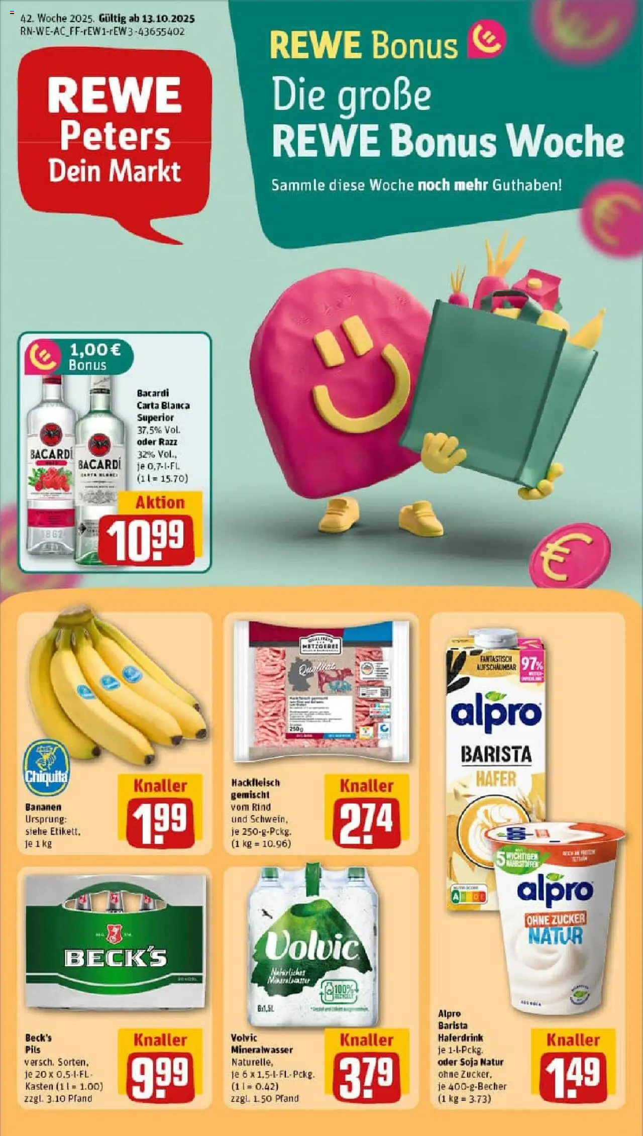 REWE Prospekt ab 13.10.2025 nächste Woche - Prospekt Düren	