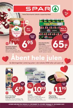 Eksempel på tilbudsavis Tilbudsavis fra butik Spar gyldig fra 19/12/2025