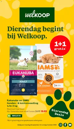 Voorbeeld van Folder van winkel Welkoop geldig vanaf 22-09-2025