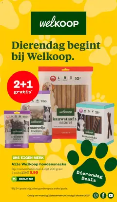 Voorbeeld van Folder van winkel Welkoop geldig vanaf 22-09-2025